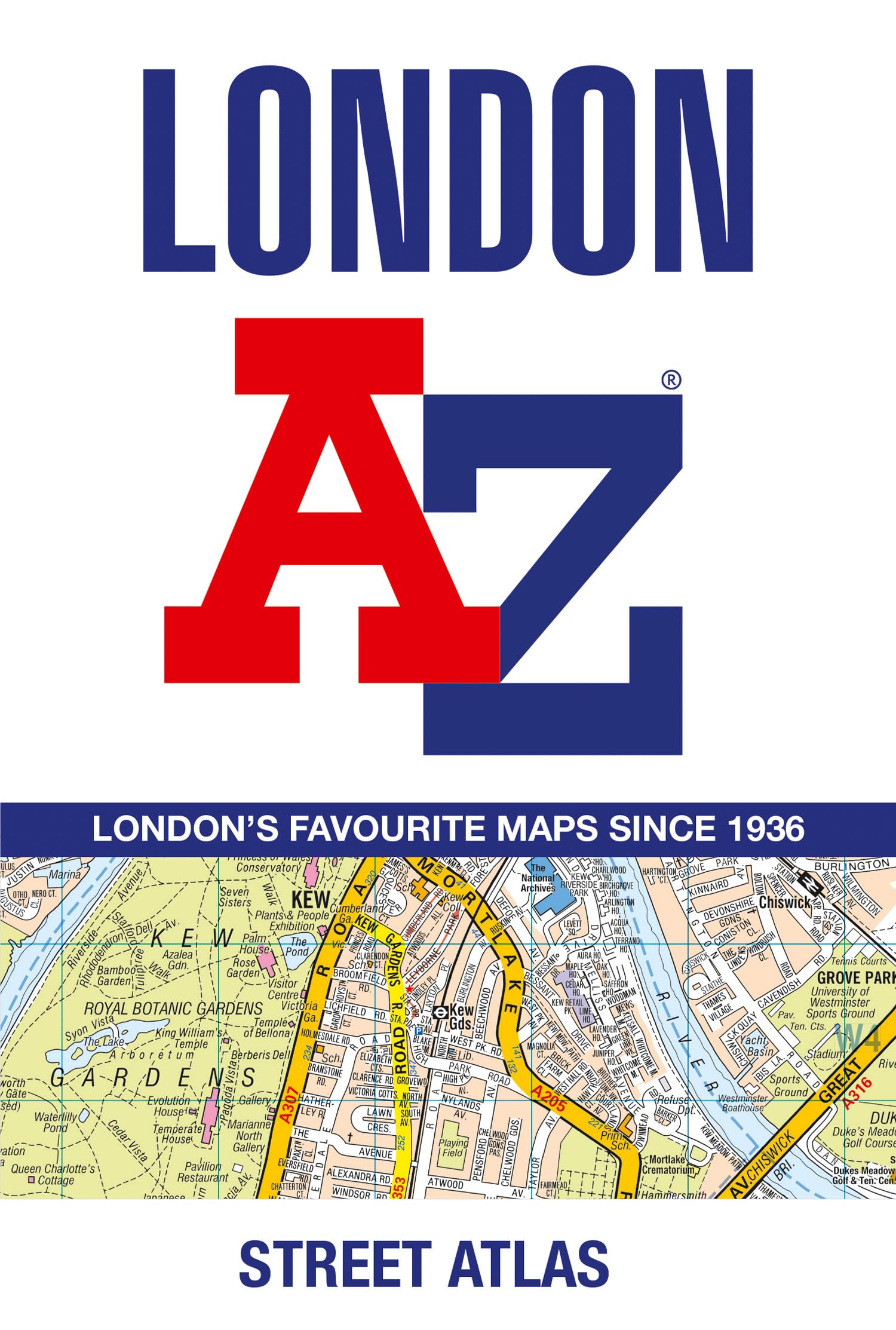 London A-Z Street Atlas: Detailed and accurate iconic street map